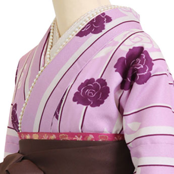 高貴で上品な薄紫色の卒業袴