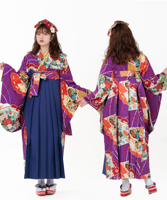 👑第2位【卒業袴】優雅な平安朝の雅コーデ☆おうぎまじっくB