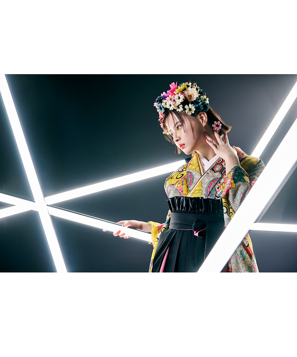 Psychedellic Flower卒業袴