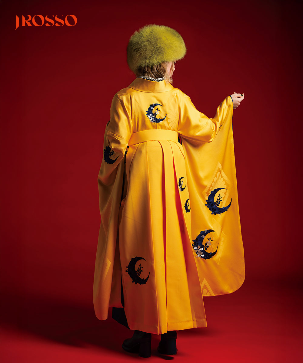 【卒業袴】優しく満ちる陽彩美☆月影の桜　山吹J-ROSSO