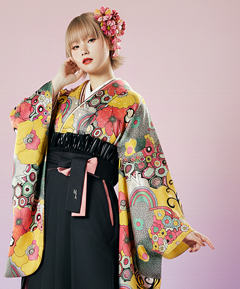 Psychedellic Flower卒業袴