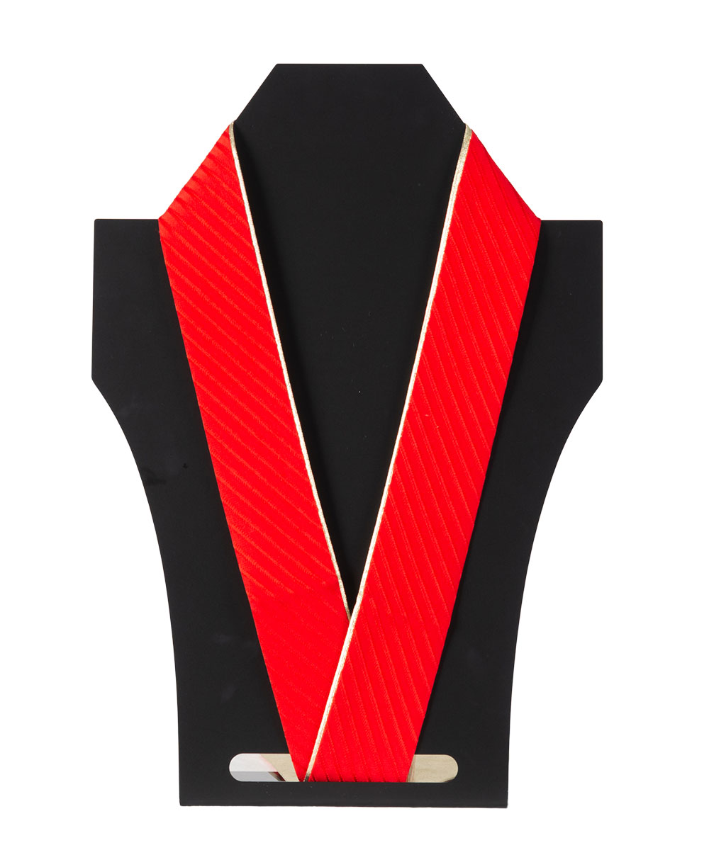 【重ね襟】墨流しの風　朱雀 JR