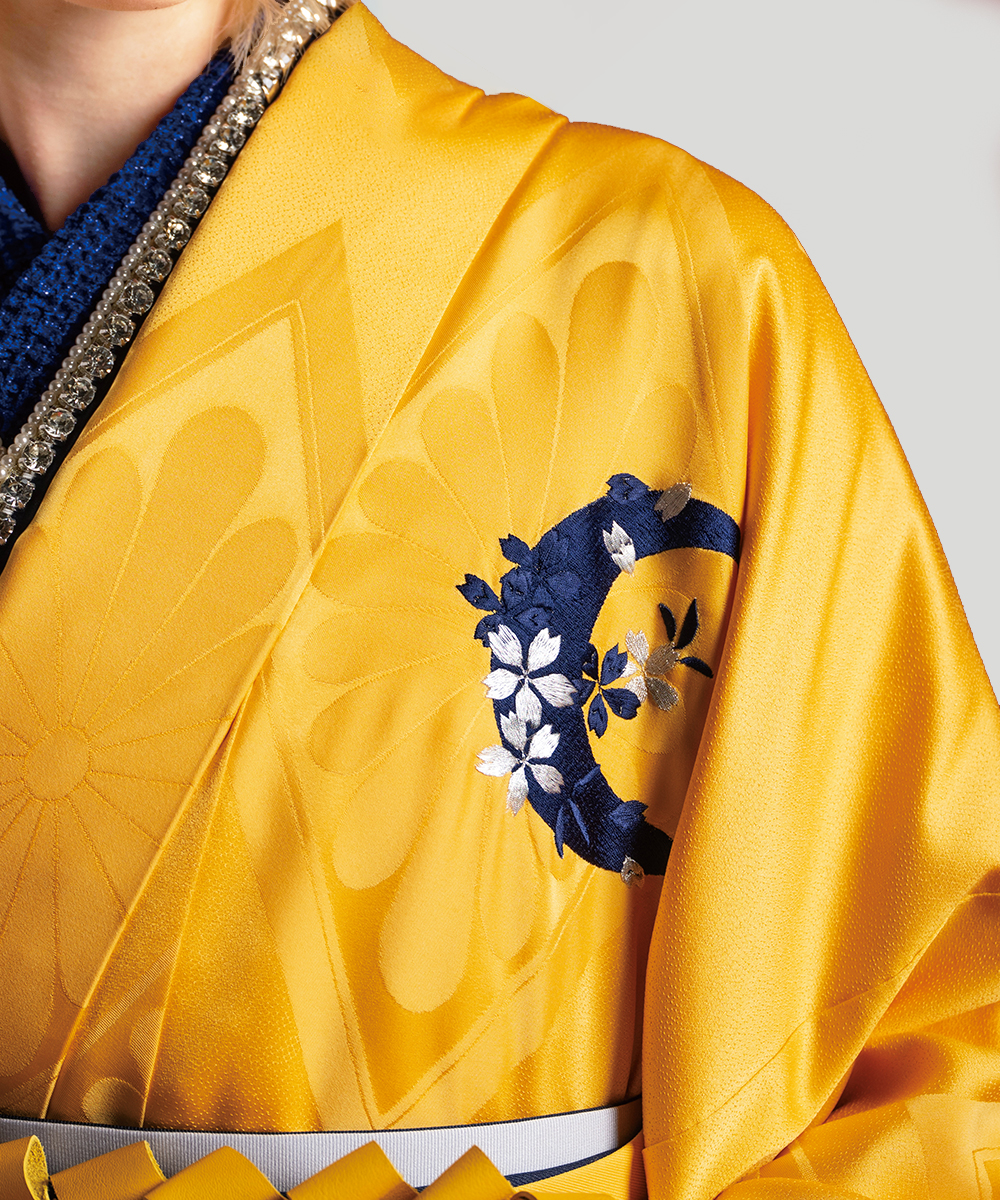 【卒業袴】優しく満ちる陽彩美☆月影の桜　山吹J-ROSSO