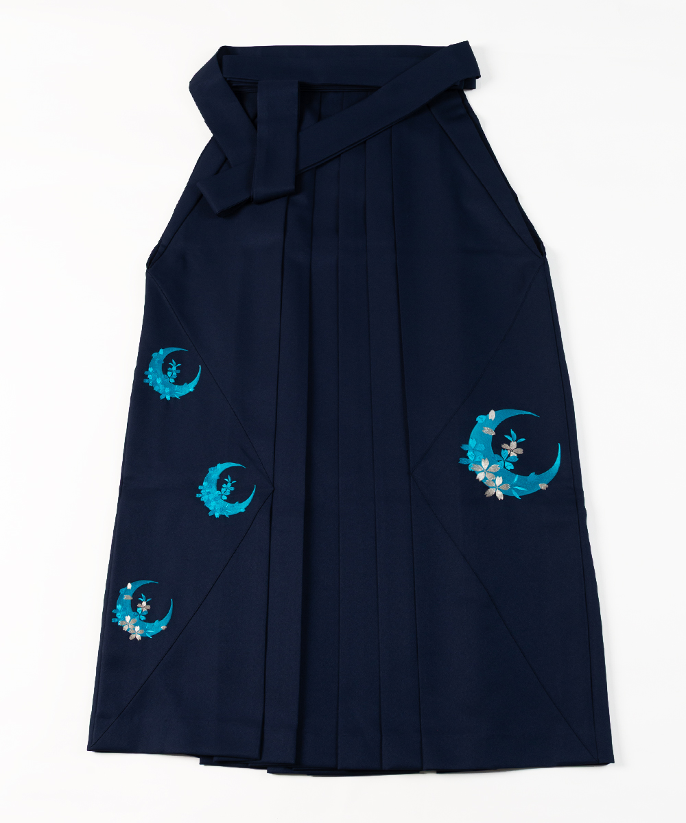 【卒業袴】しとやかな瑠璃美☆月影の桜　瑠璃J-ROSSO