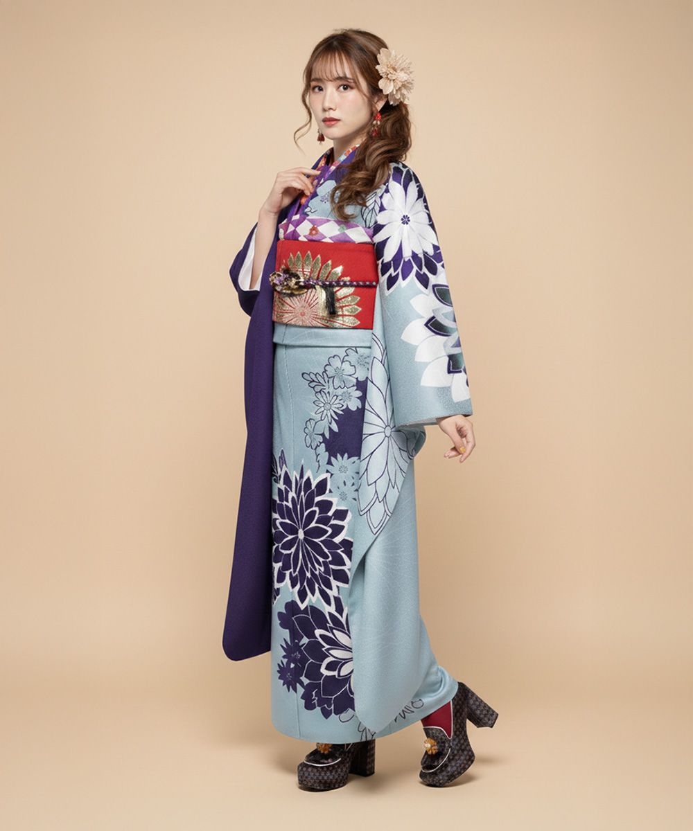 【成人式/参列/振袖】ハンサム＆クールなバイオレット☆クール/バイオレット J-ROSSO