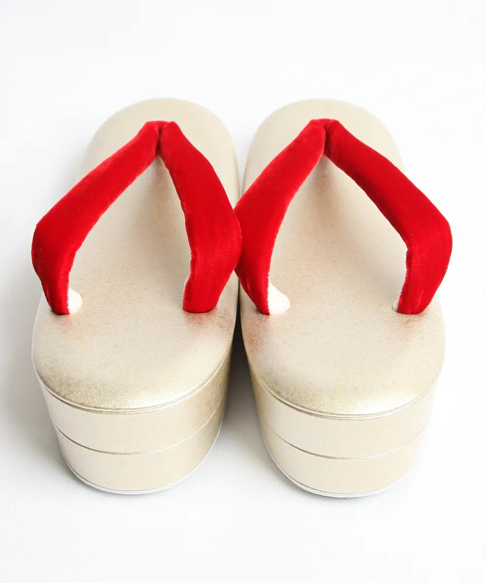 【草履】[PRIMA]赤／タッセル 22.5-24.5cm対応