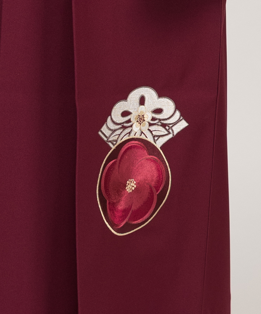 【卒業袴】中村里砂×JAPAN STYLE｜凛とした和モダン☆梅丸紋／黒