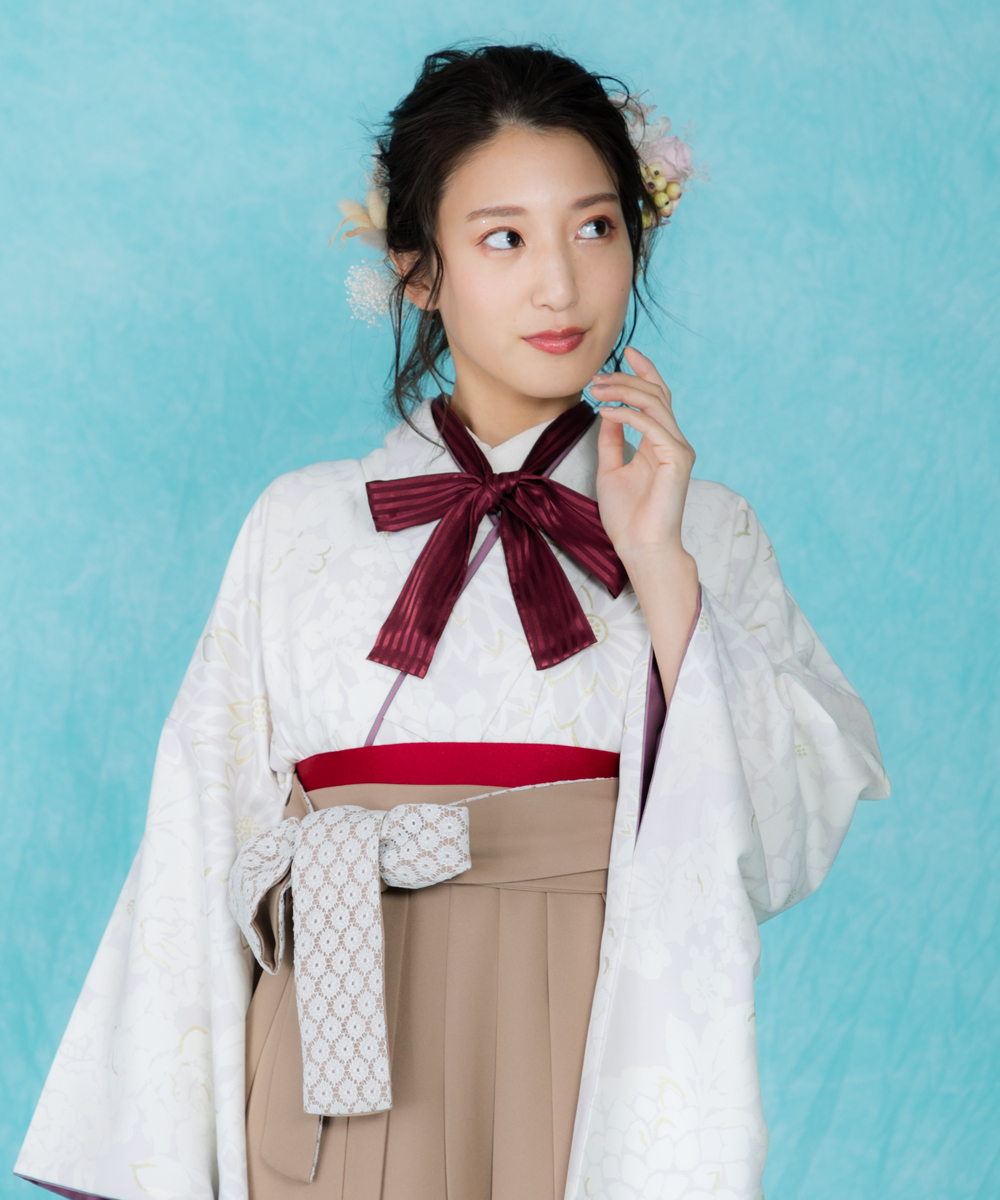 【卒業袴】都会的レトロモダン☆洋風更紗菊 JAPAN STYLE×中村里砂