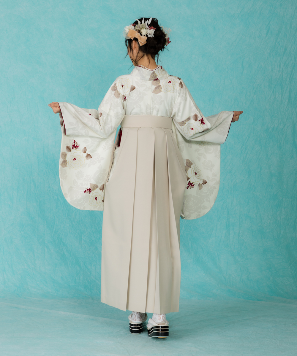 【卒業袴】アンティークモダン☆薔薇に野葡萄 JAPAN STYLE×中村里砂