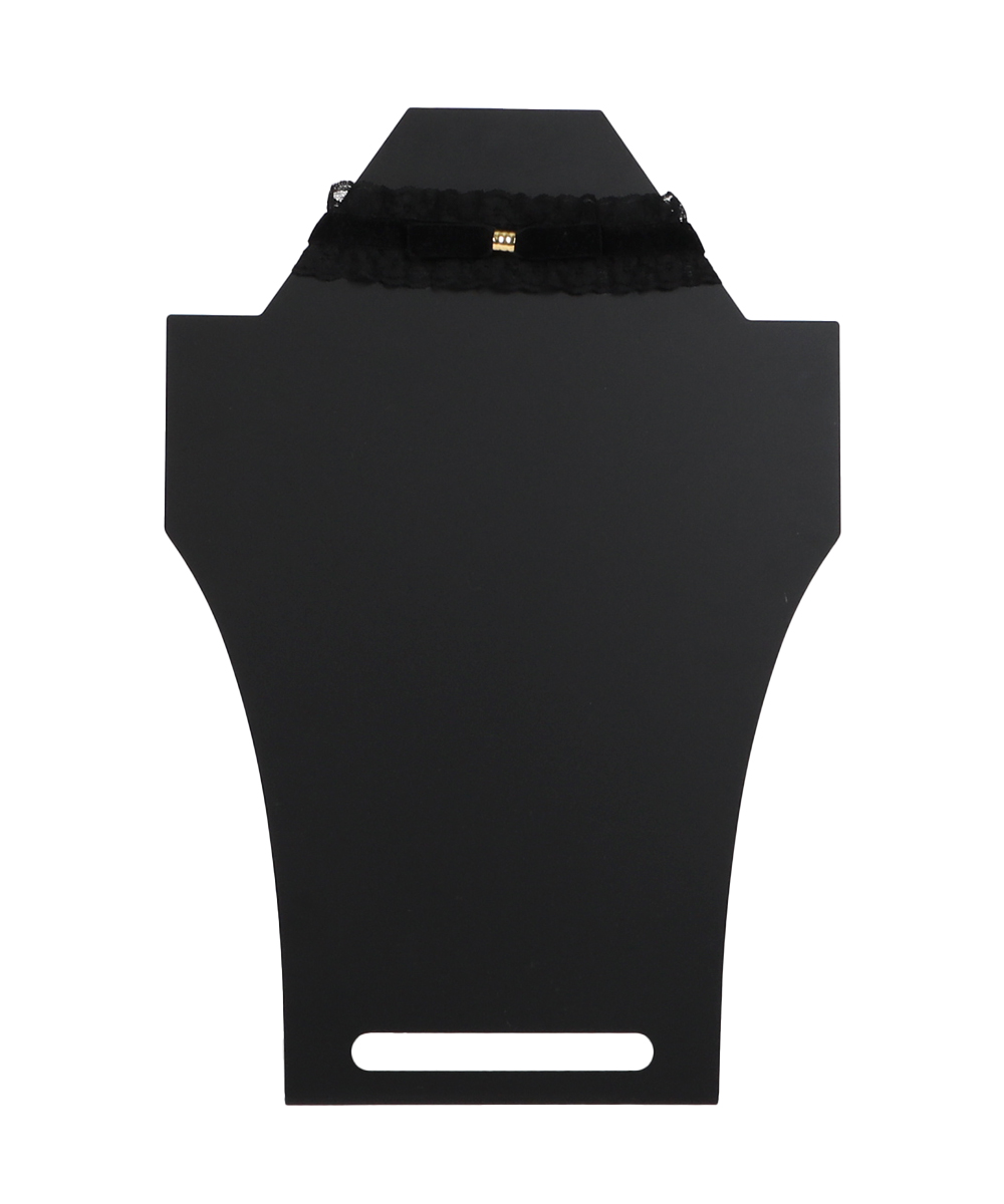 【チョーカー】黒レースにベルベット