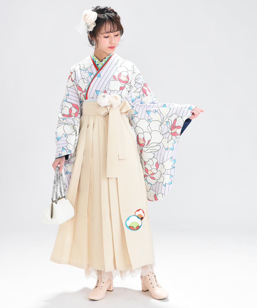 【卒業袴】エレガントな着こなしでおすまし女子☆大花 ラフィネモカ