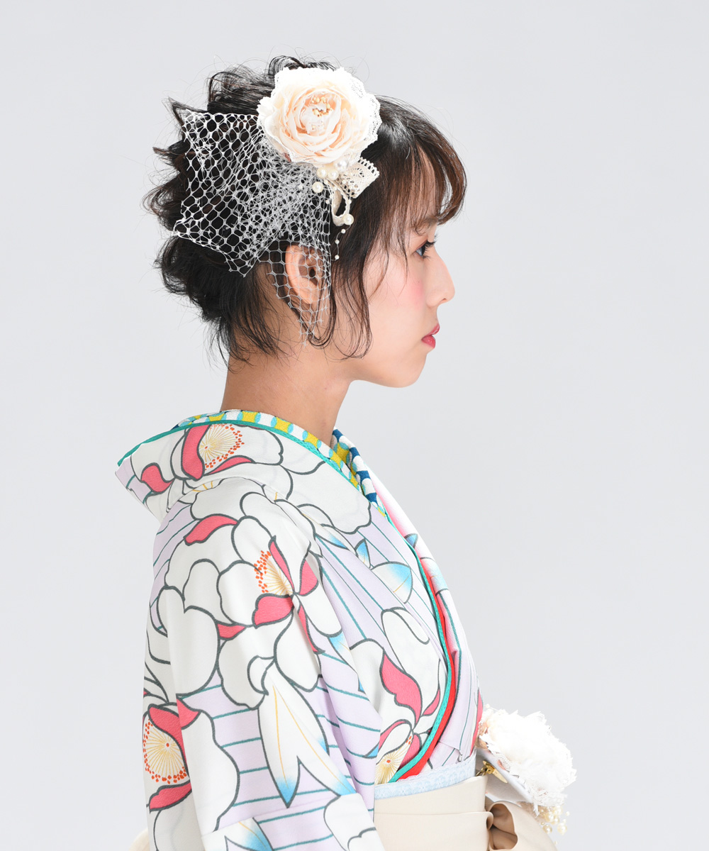 【卒業袴】エレガントな着こなしでおすまし女子☆大花 ラフィネモカ