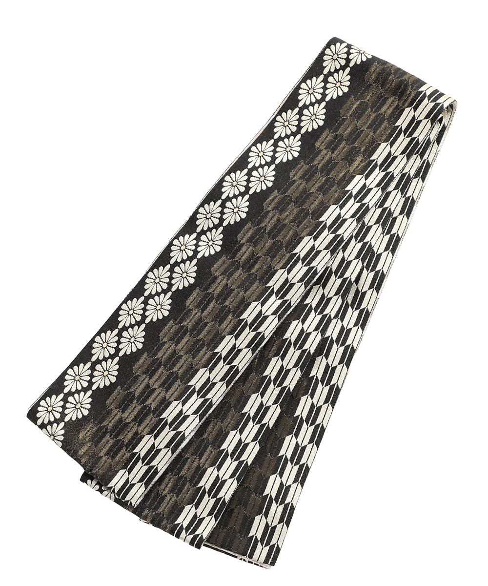 【卒業袴】黒×紺でキリリとクールコーデ☆踊り扇B J-ROSSO