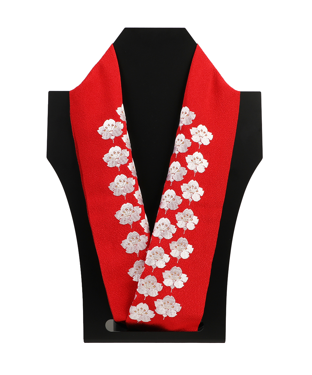 【卒業袴】赤を効かせたスタイル☆つるのまいきれいめコーデA J-ROSSO