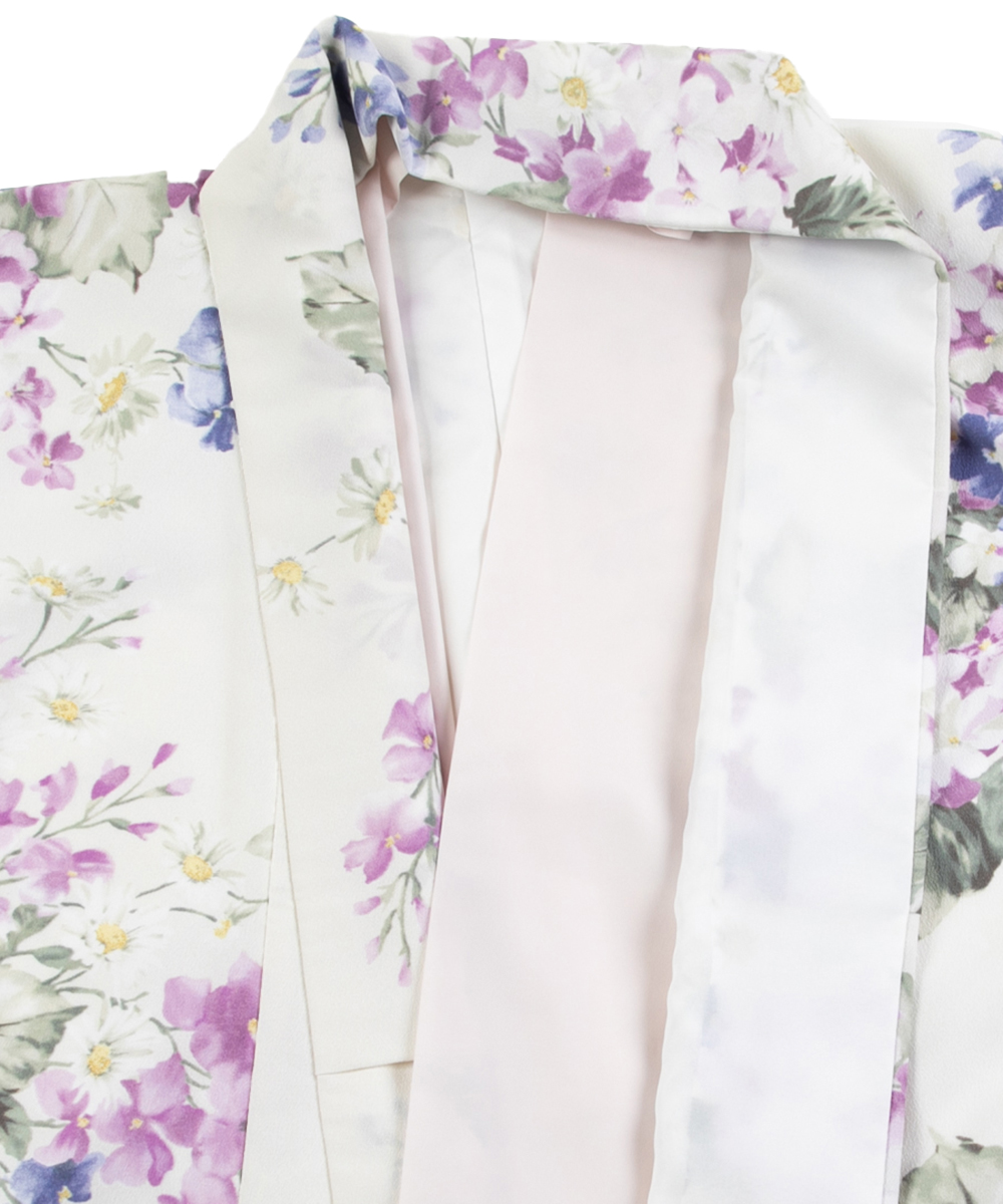 【卒業袴】甘い花の香り漂う☆バイオレットフラワー/アイボリー SUGAR KEI