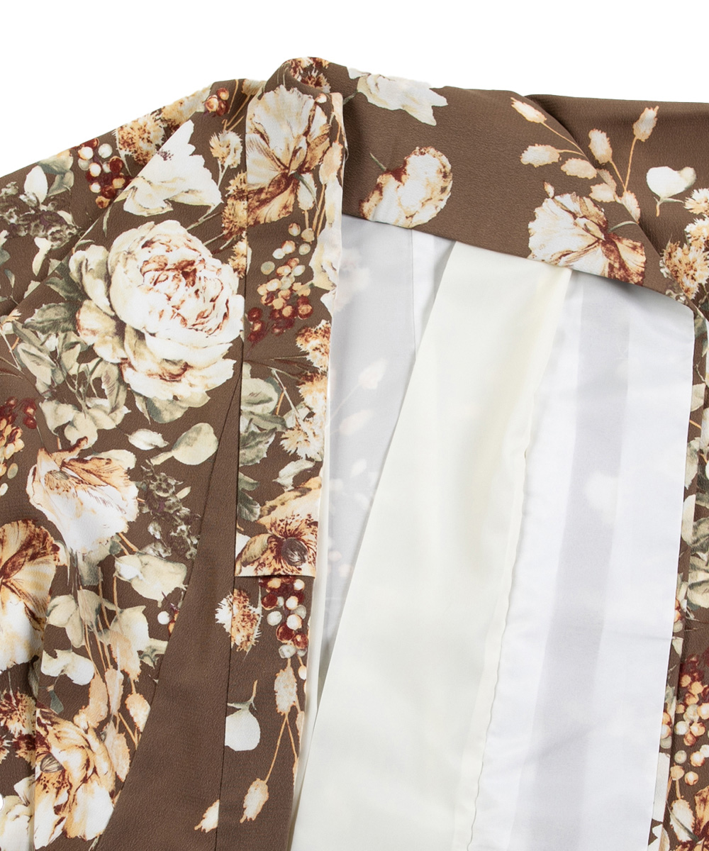 【卒業袴】落ち着いた優しさ☆ドライフラワー/ブラウン SUGAR KEI