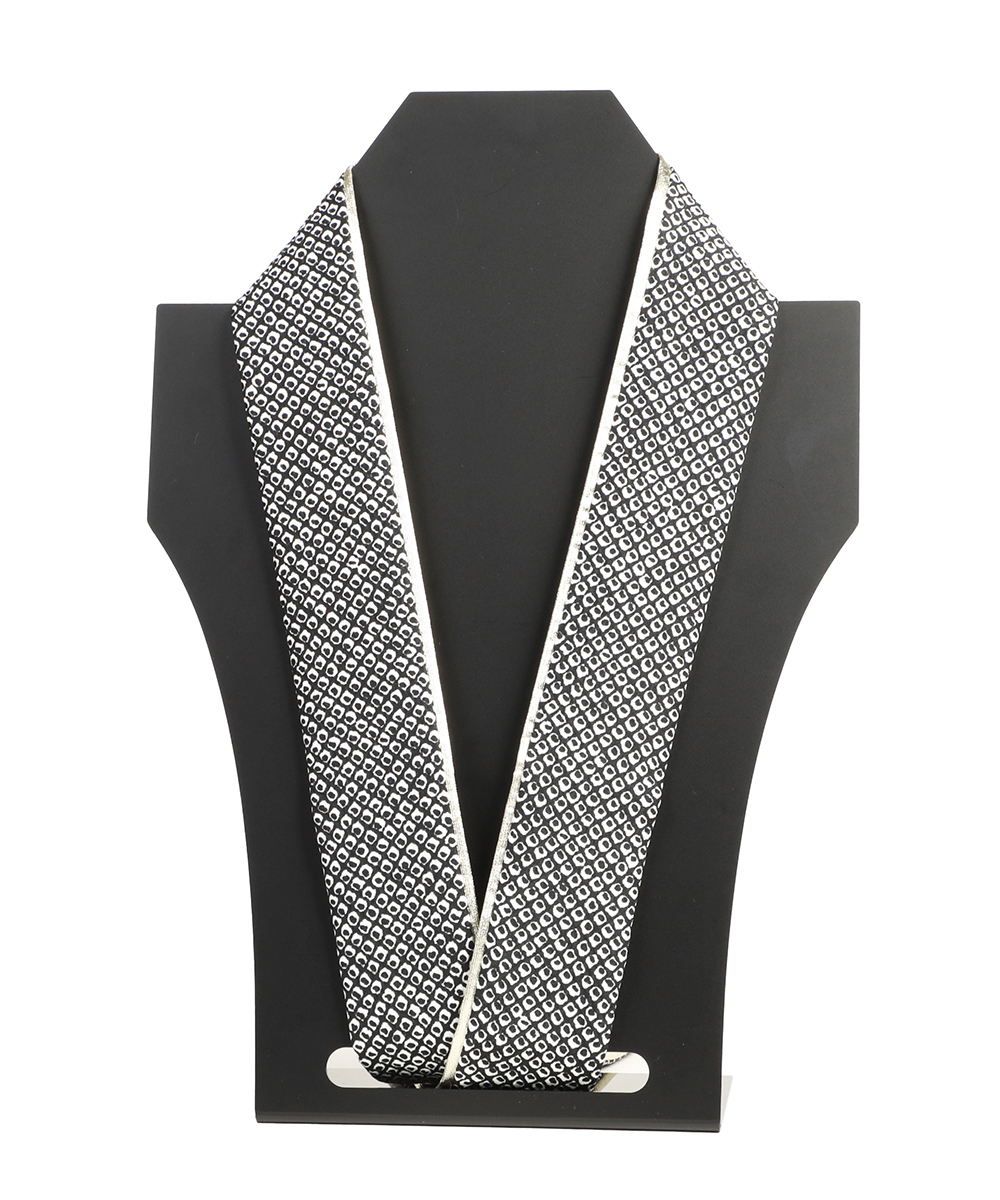 【卒業袴】クールなドット柄☆黒水玉