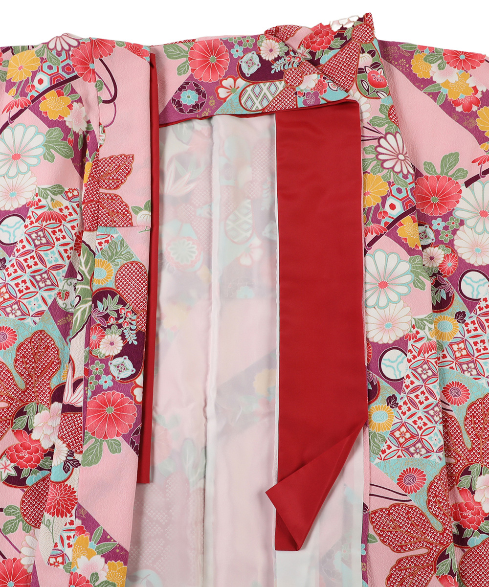 【卒業袴】ピンク×パープル 大人可愛い☆ピンクかのこ（ふくよか LW）