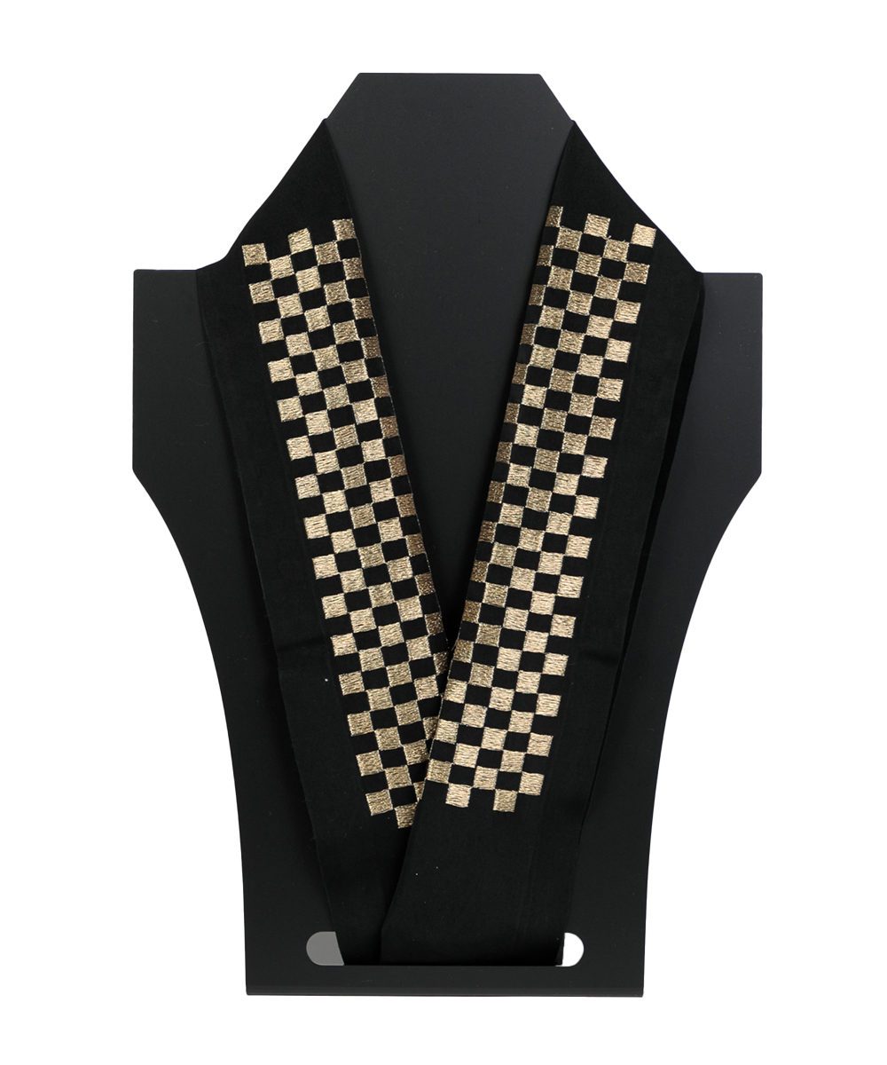 【卒業袴】スタイリッシュストライプ☆黒ストライプ