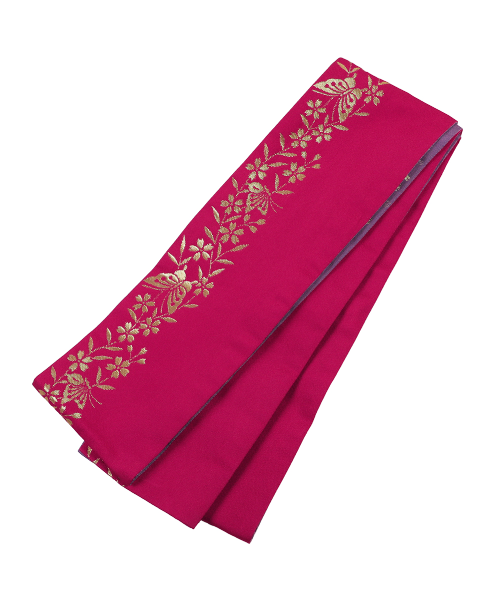 【卒業袴】洋風モダン☆ピンク地バタフライ