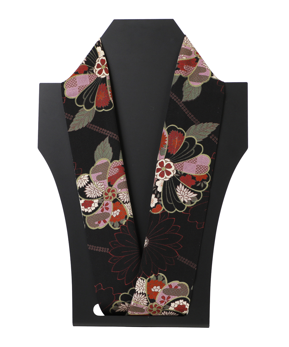 【卒業袴】艶やかシンプル☆赤地裾ぼかし金鶴