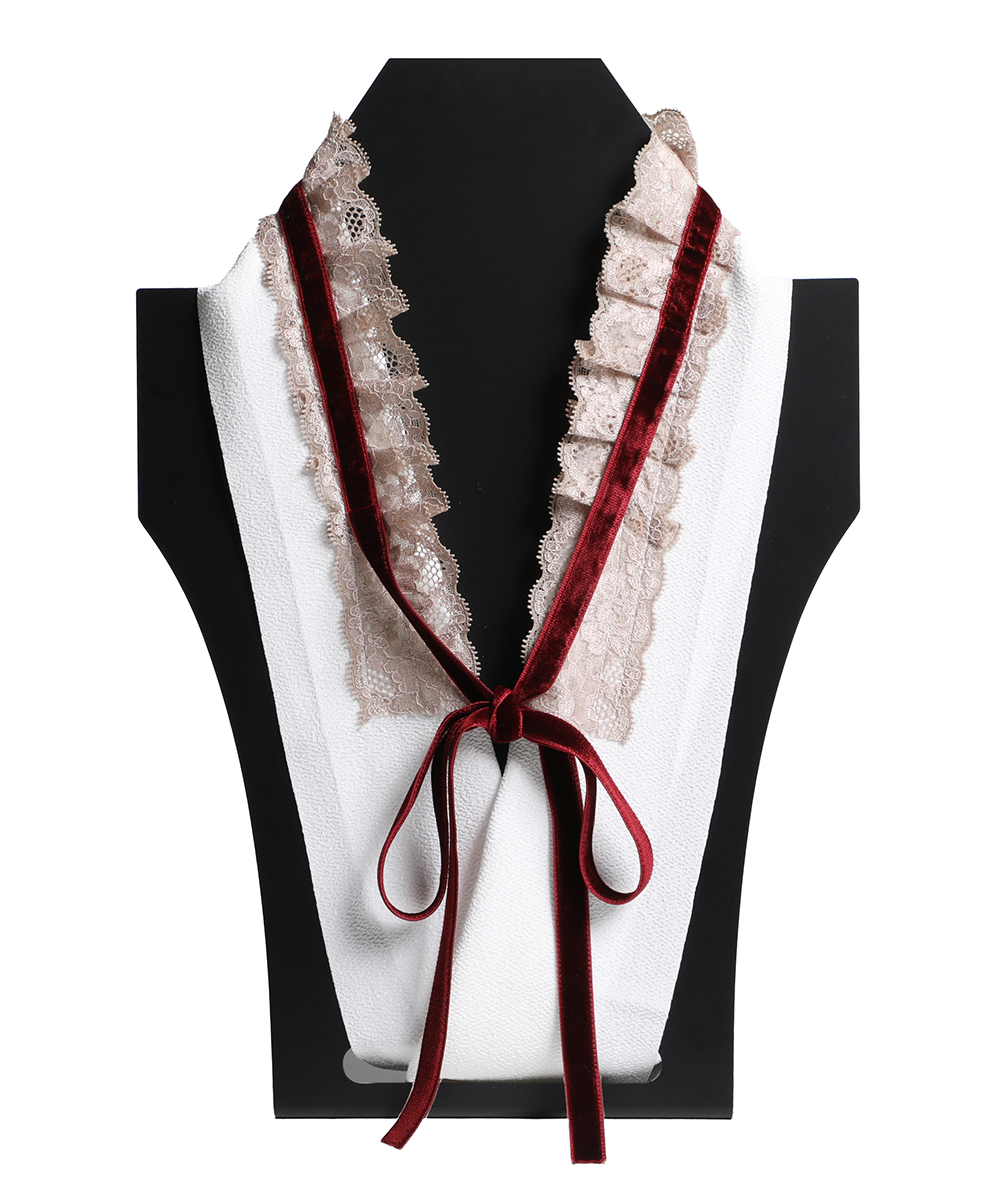 【卒業袴】心ときめく存在感☆レース/アイボリー