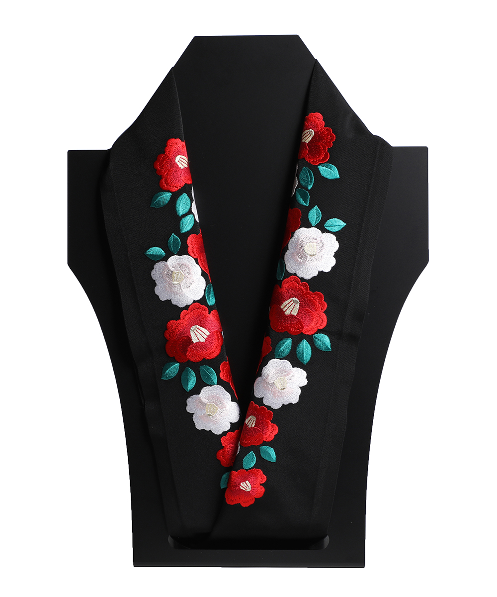 【卒業袴】個性がきらり☆松葉紋入朱赤