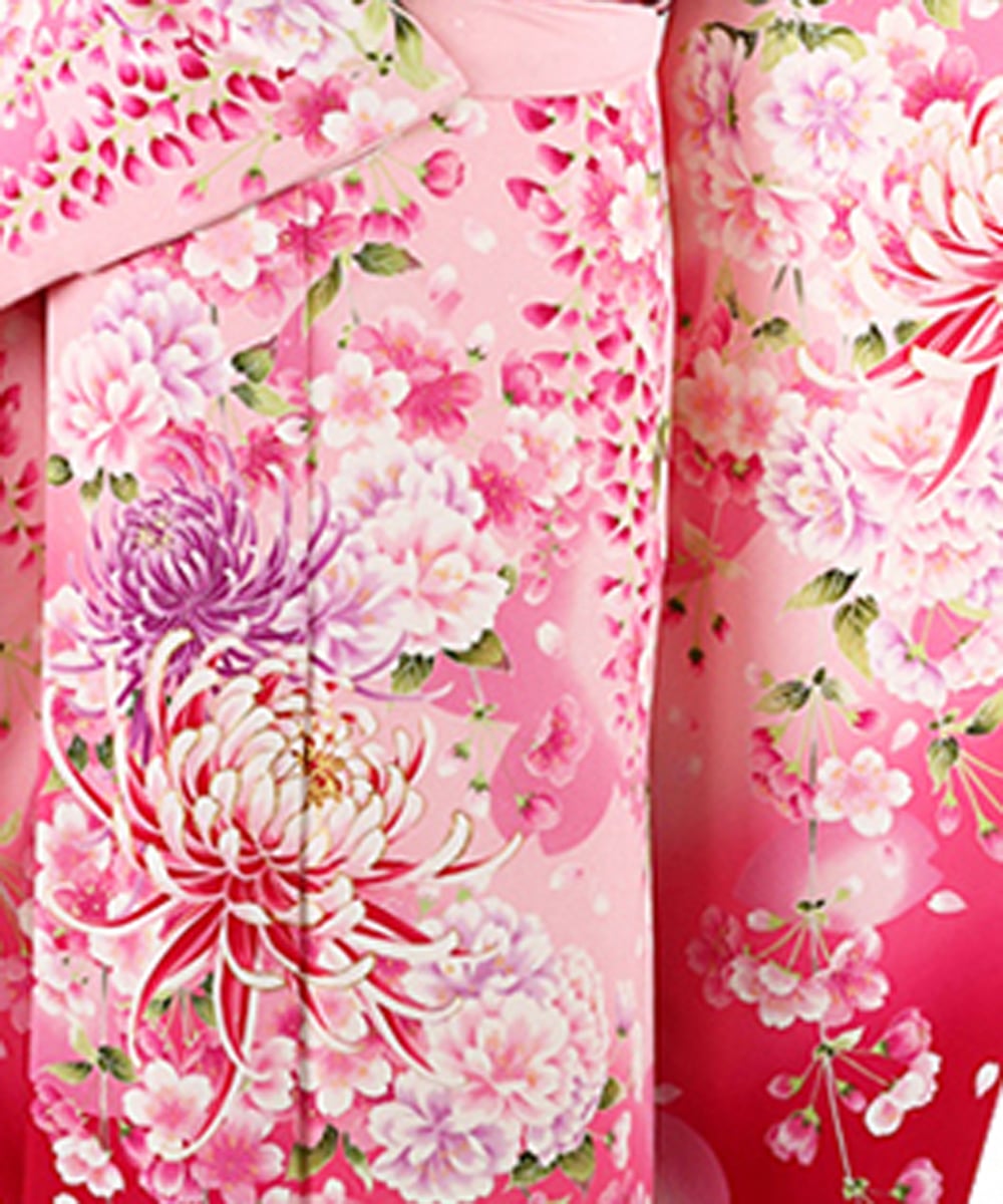 正絹振袖☆咲き誇る花々が素敵です。